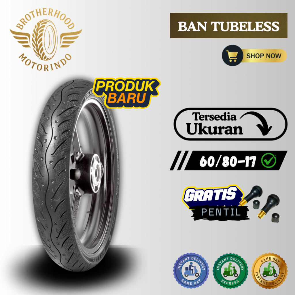 BAN MAXXIS VOLANS 60/80-17 / BAN TUBLES RING 17 / CORSA R26 / MAXXIS MA-FD / MA FD RING 17 BAN MOTOR