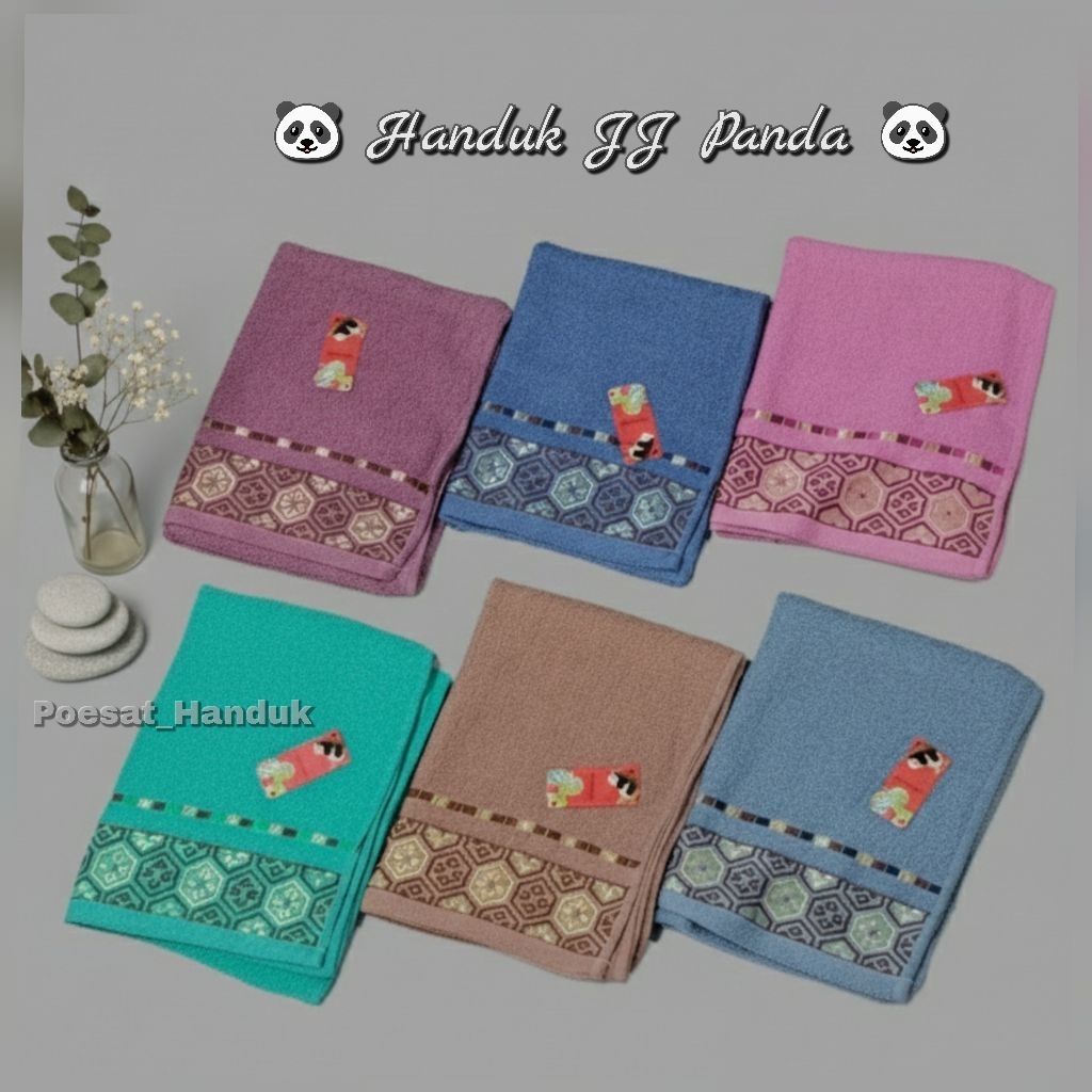 Handuk JJ Panda Tanggung/Handuk mandi