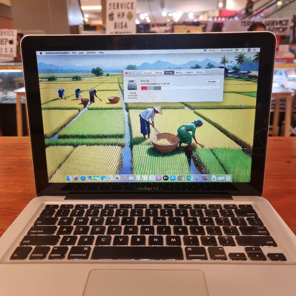 Macbook PRO 13-inch 2012 - Core i5 - RAM 4GB - SSD 128 GB