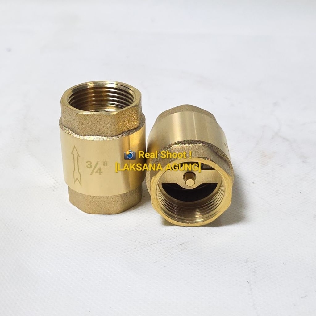 [3/4"] Tusen Klep pompa air 3/4" inch | Klep pompa kuningan 3/4" inch