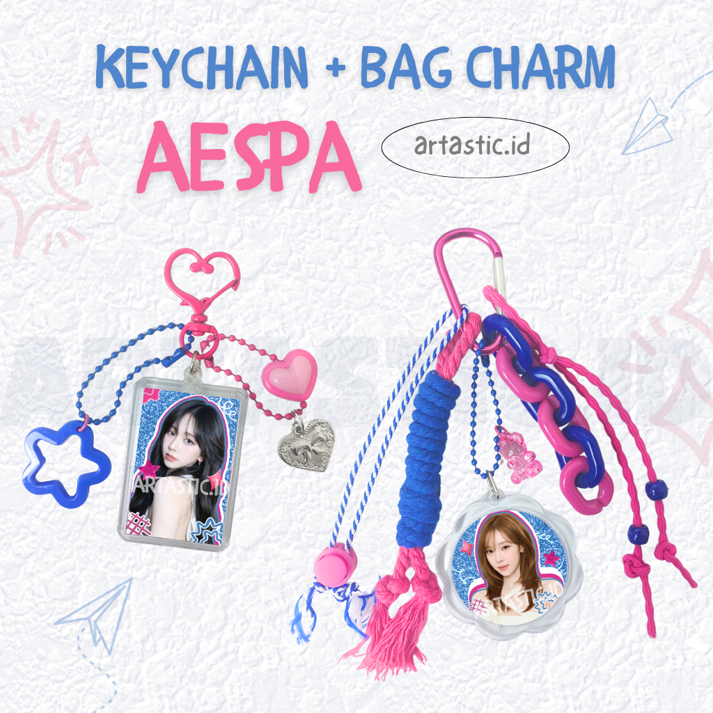 Bag Charm AESPA | Keychain AESPA | Gantungan Kunci AESPA