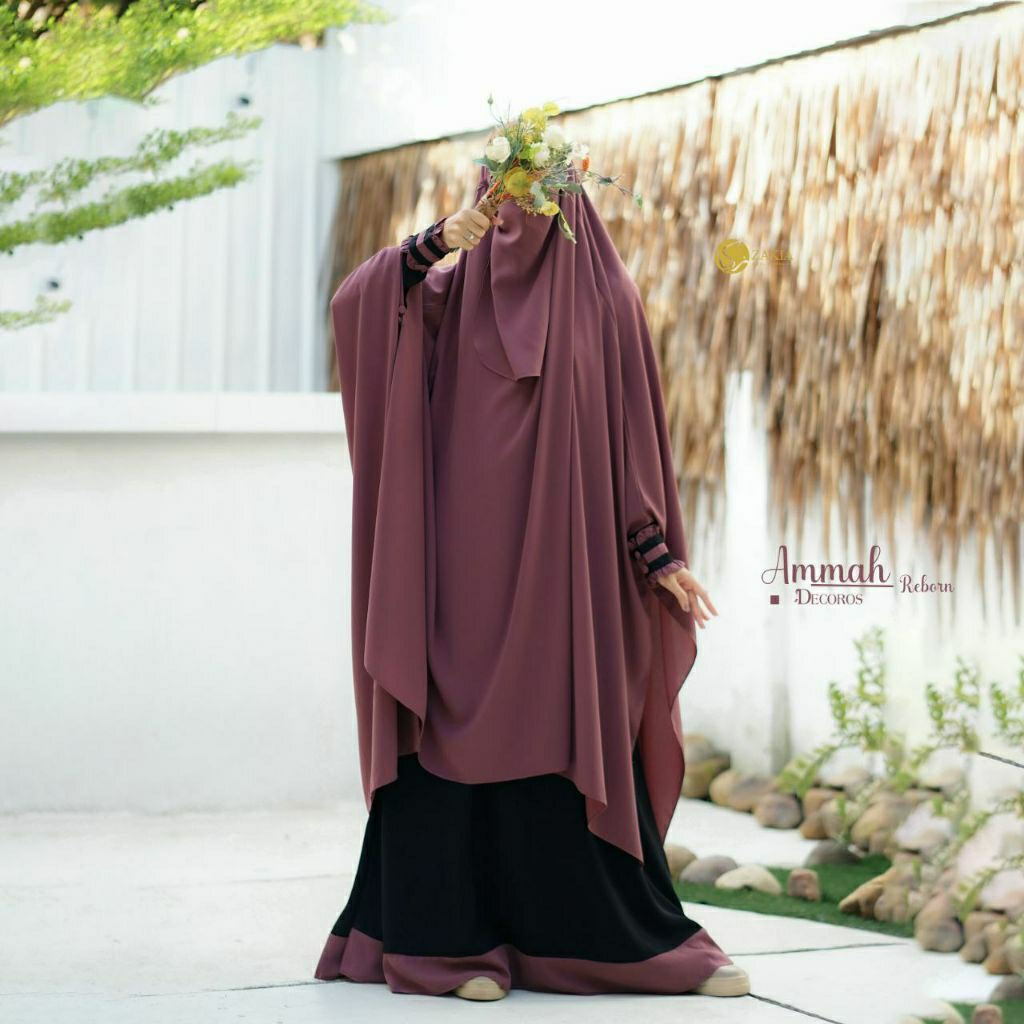 [Els Store] NEW Gamis Set FK Ammah Reborn by ZAKIA ready siap kirim