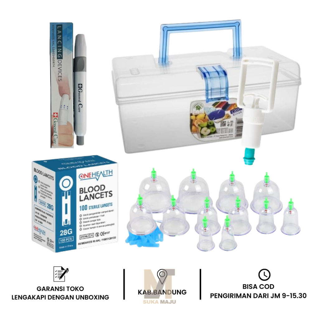 ALAT BEKAM BOX 12 CUP LENGKAP JARUM PEN BEKAM