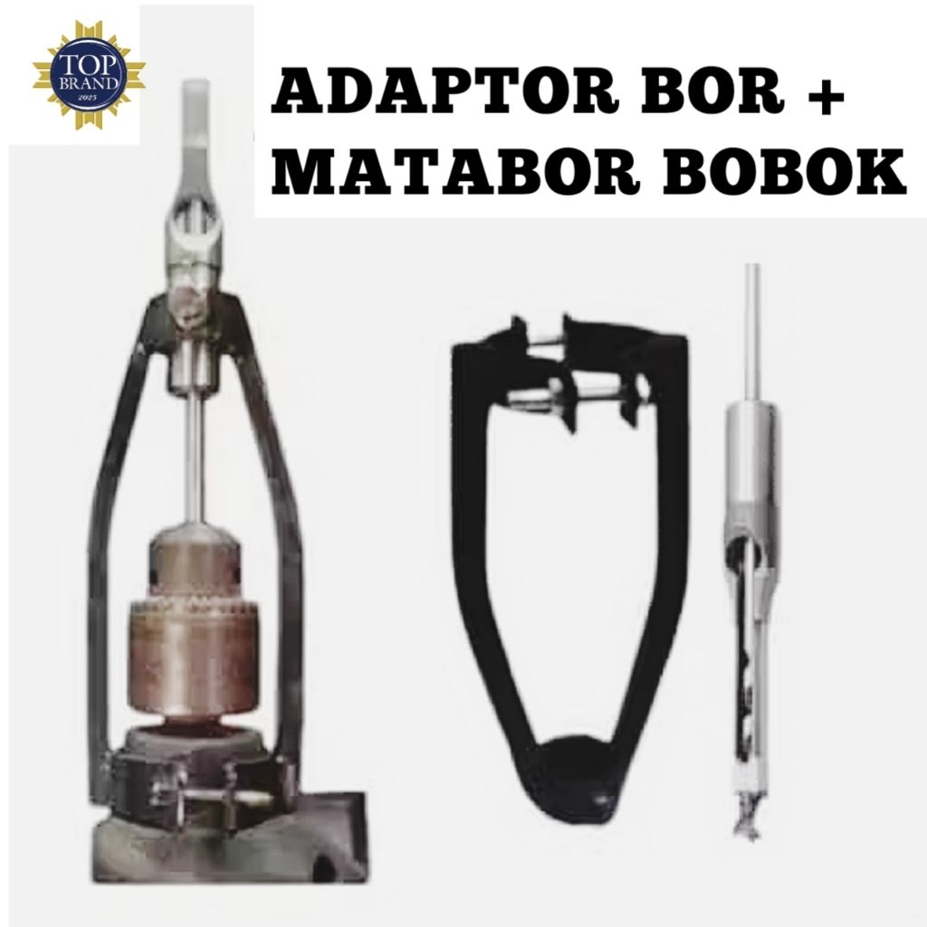 Adaptor Bor Bobok Kayu Serbaguna – Ubah Bor Jadi Alat Bobok Kayu Cepat dan Presisi