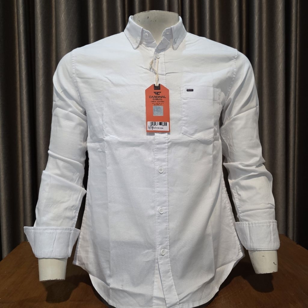 Kemeja Pria Tangan Panjang Cardinal  Casual Premium New Serries Original