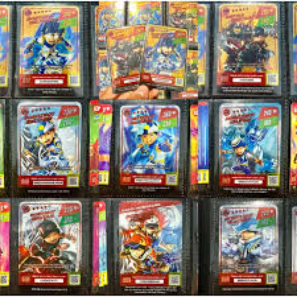 Kartu Choki-Choki Boboiboy Monsta Galaxy Card FOIL