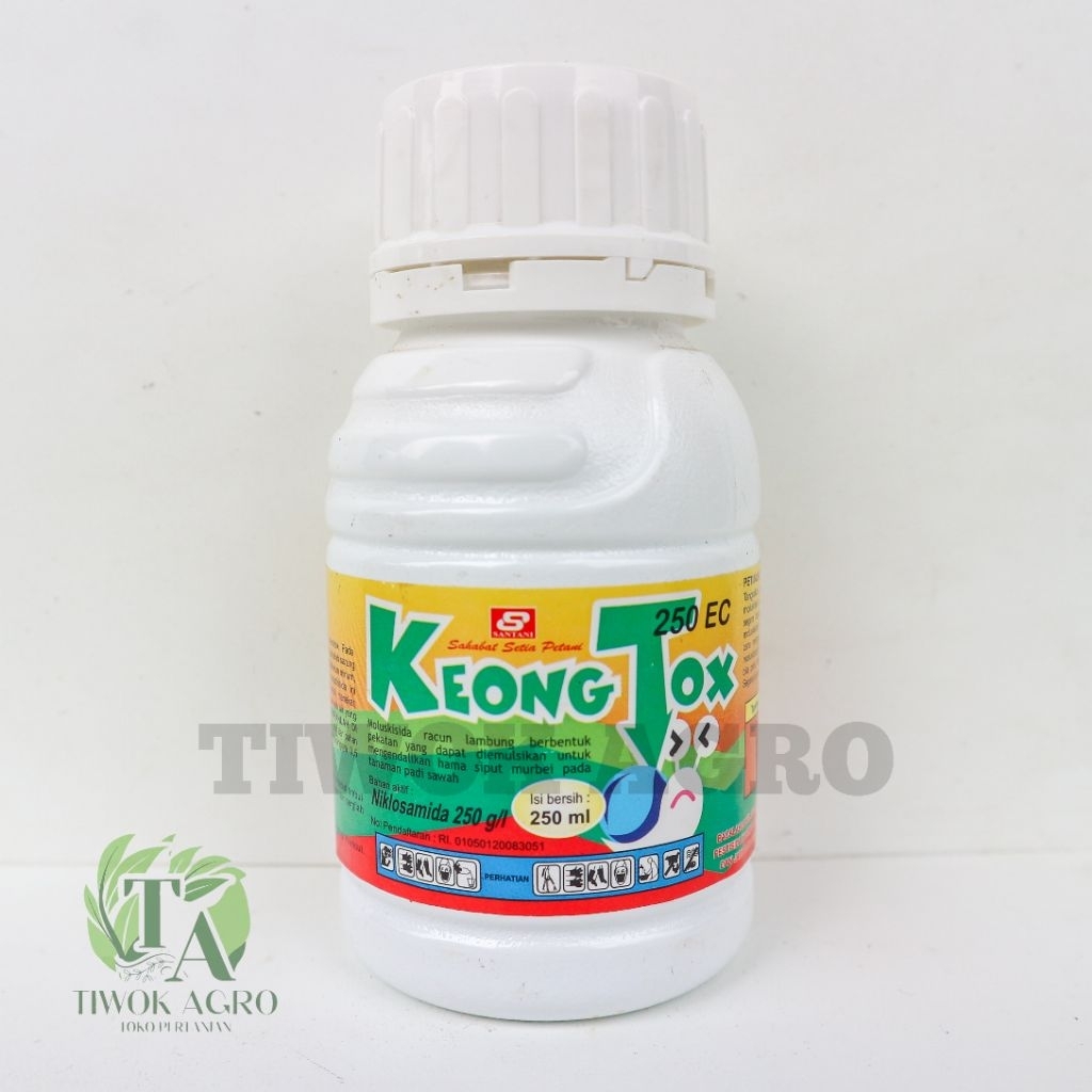 Keong Tox 250 EC 250 ML Niklosamida | Moluskisida Racun Keong Mas Siput Padi Sawah