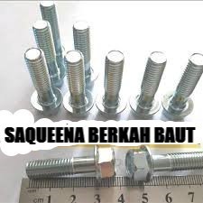 FLANGE BOLT/BAUT FLANGE/BAUT TOPI M8 KUNCI 12