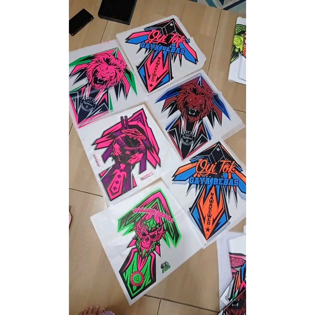 Kertas Sampul Layangan 3 Warna Standart Sukhoi