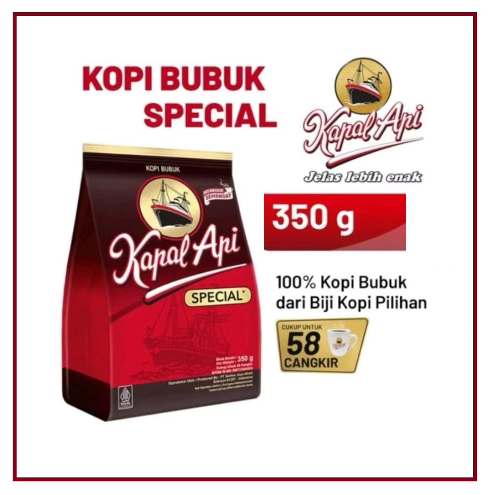 KOPI KAPAL API /KAPAL API SPECIAL MERAH 350 gr