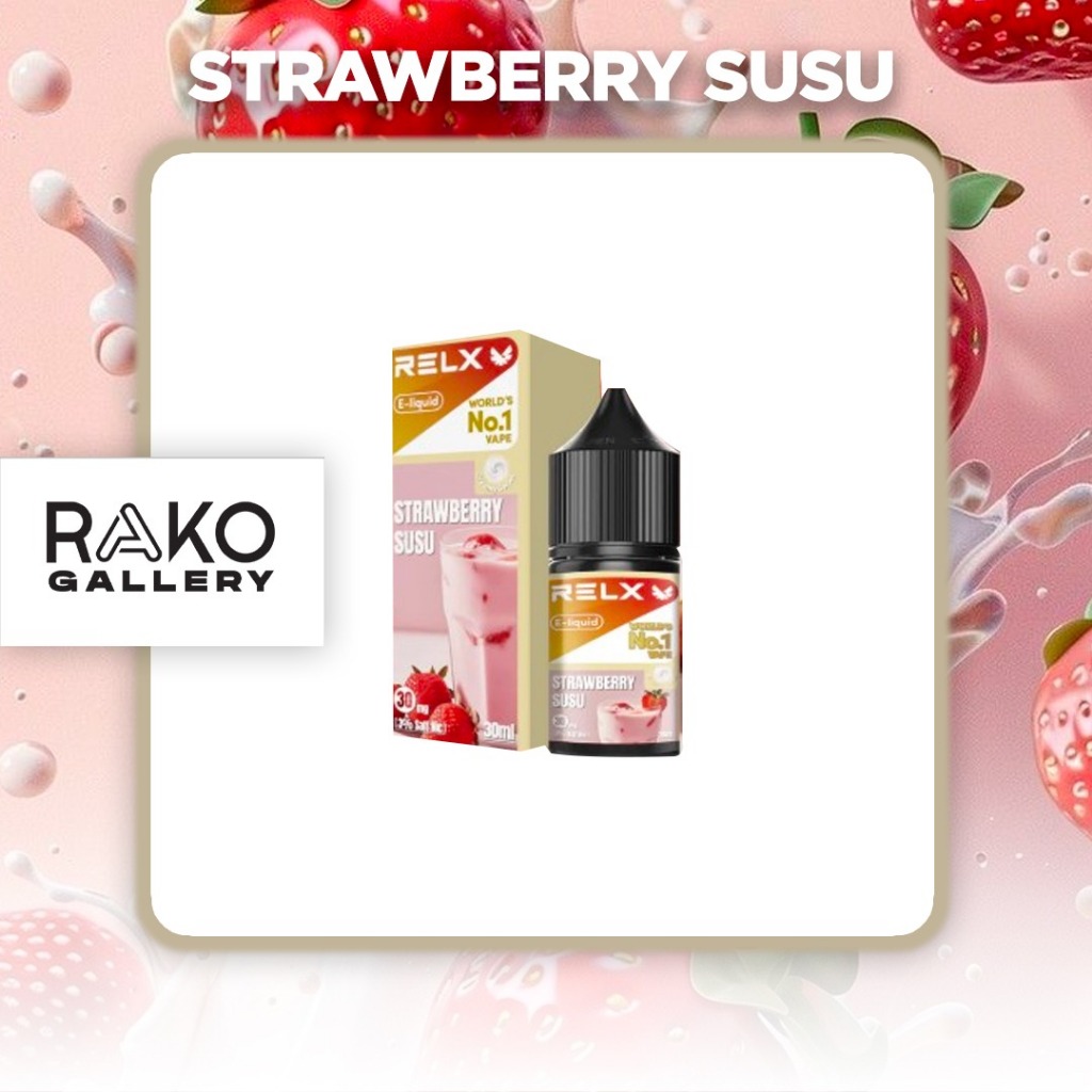 RELX E-liquid Salt Nic 30ml Strawberry Susu
