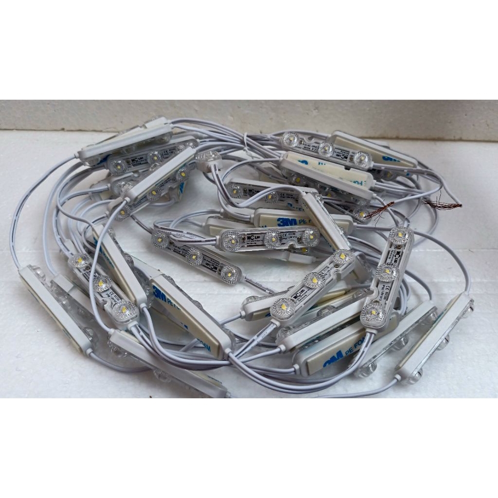 (50 pc) Led modul 3 mata Nc Samsung 1,2 w/putih/Diamond
