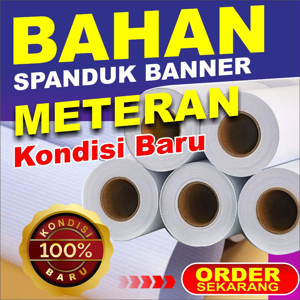 Bahan banner // bahan banner polos putih baru // bahan banner meteran