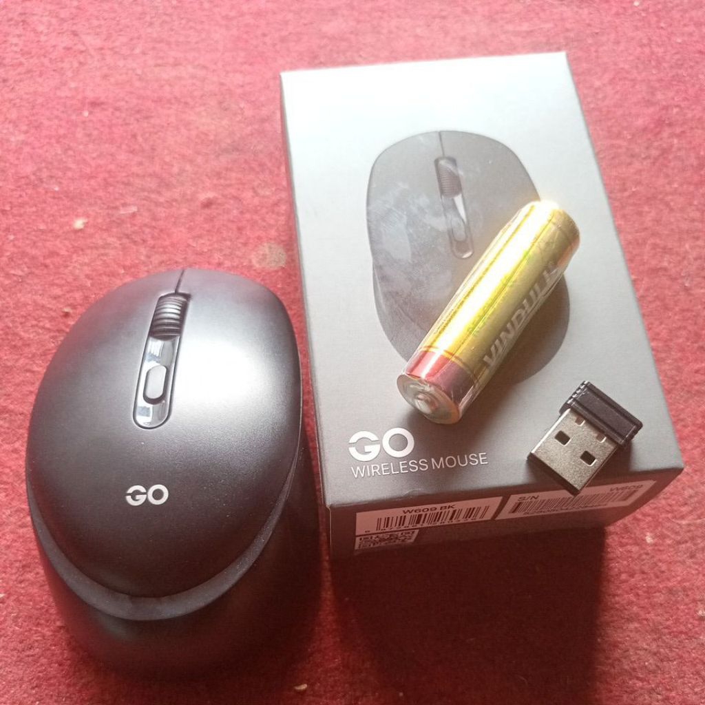 mouse wireless fantech go w609 bekas