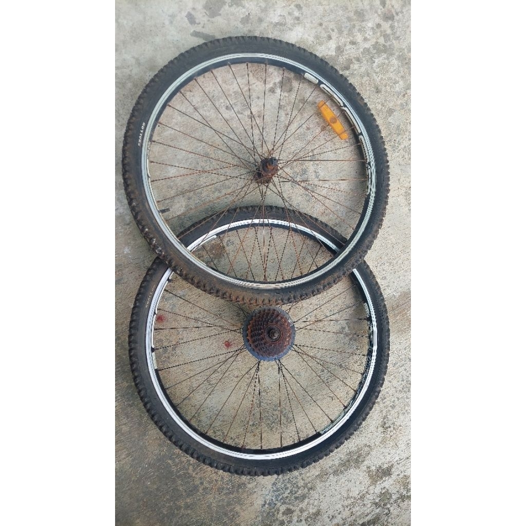 wheelset 26" besi bekas alloy