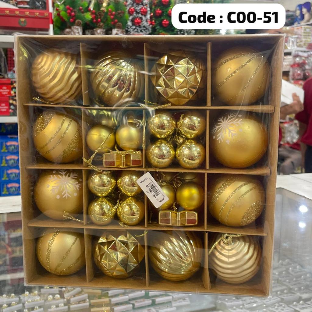 bola bola natal/ornament natal/hiasan natal