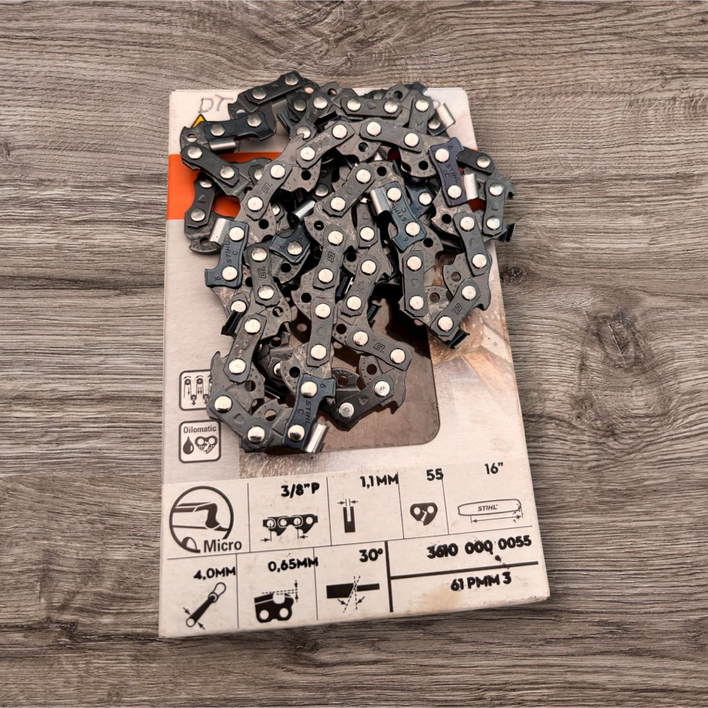 Rantai Chainsaw Stihl Rantai potong Senso Sinso Bar 16”