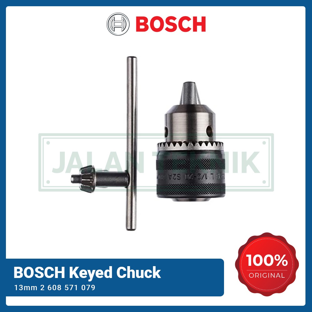 Bosch 13mm Kepala Bor + Kunci Chuck With Key 2608571079