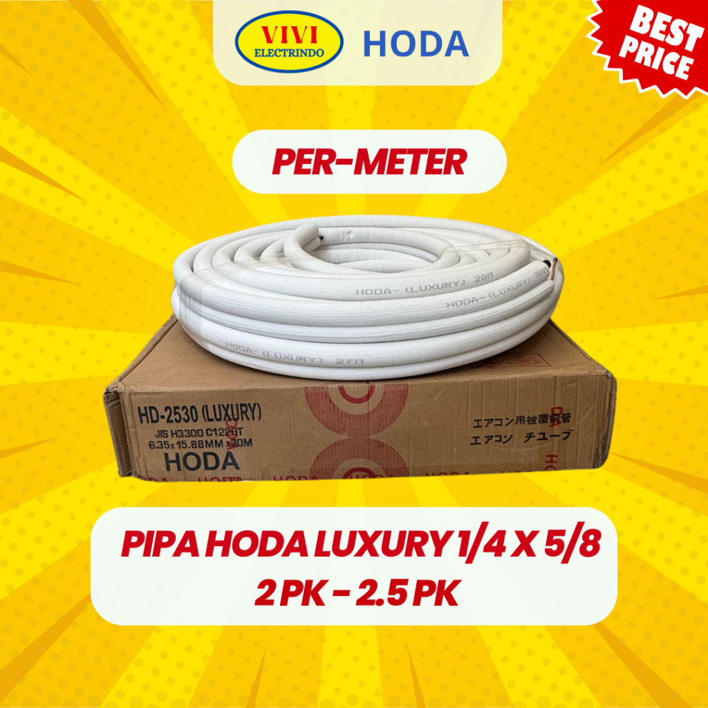 Pipa AC HODA Luxury 0.8mm 2530 1/4 x 5/8 PERMETER