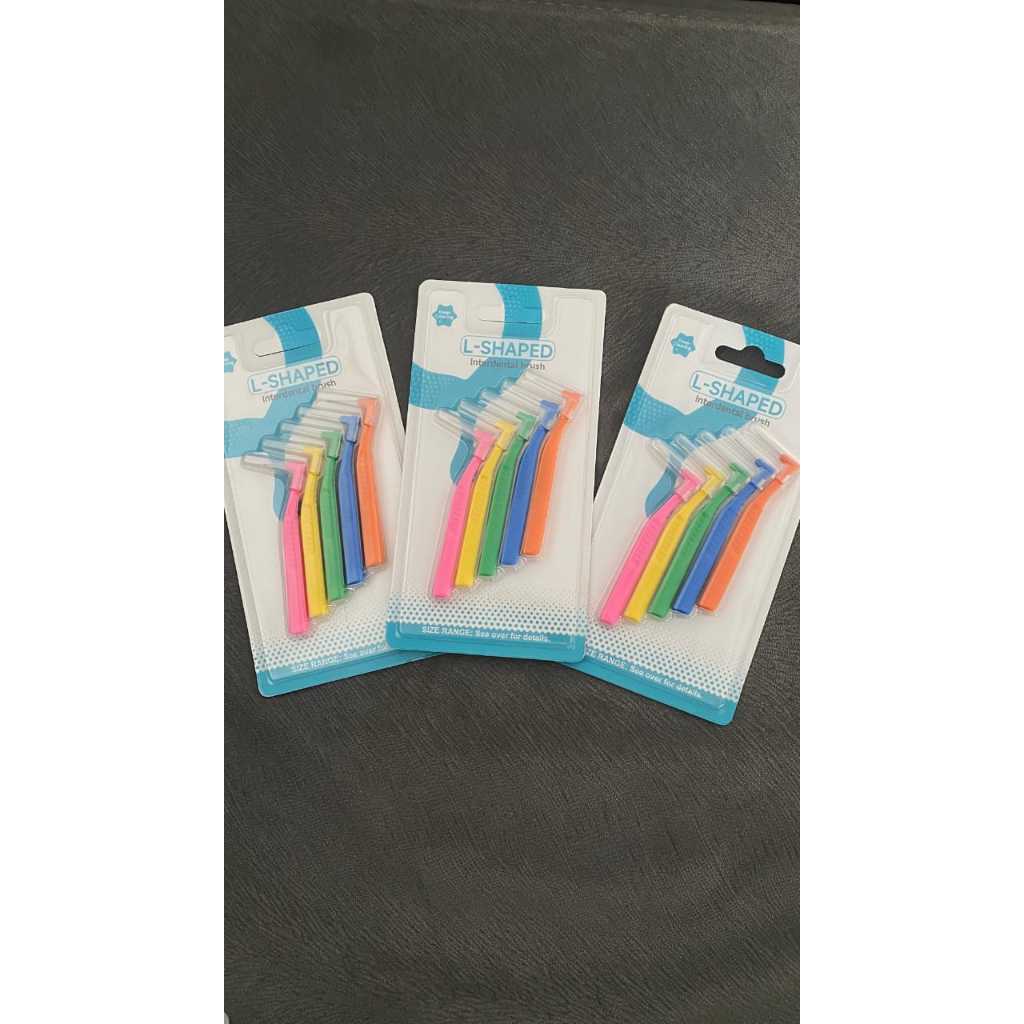Sikat Interdental brush mix L-Shaped ISI 5