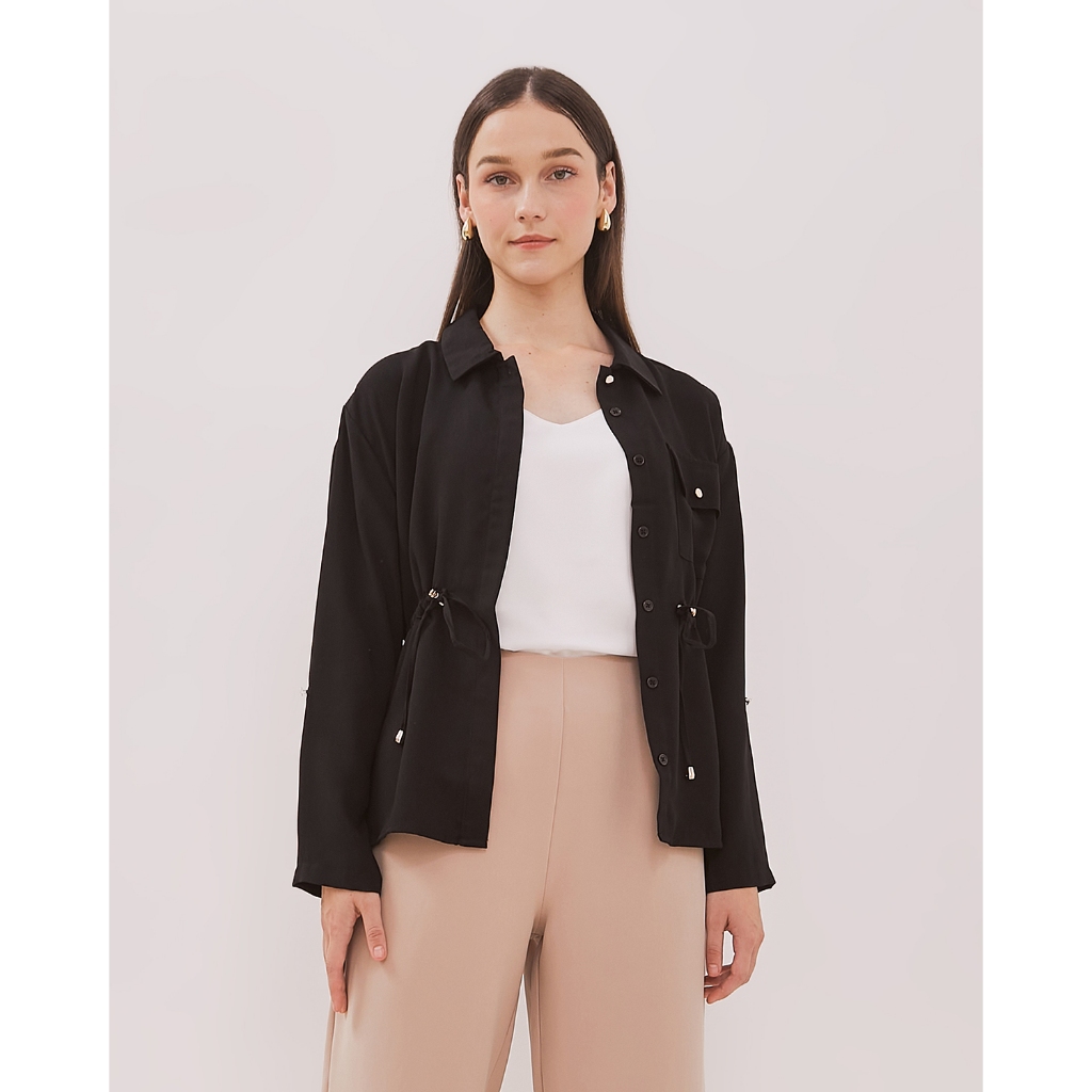 VALINO LADIES Jaket Hitam Wanita - D-DJAH05-B5