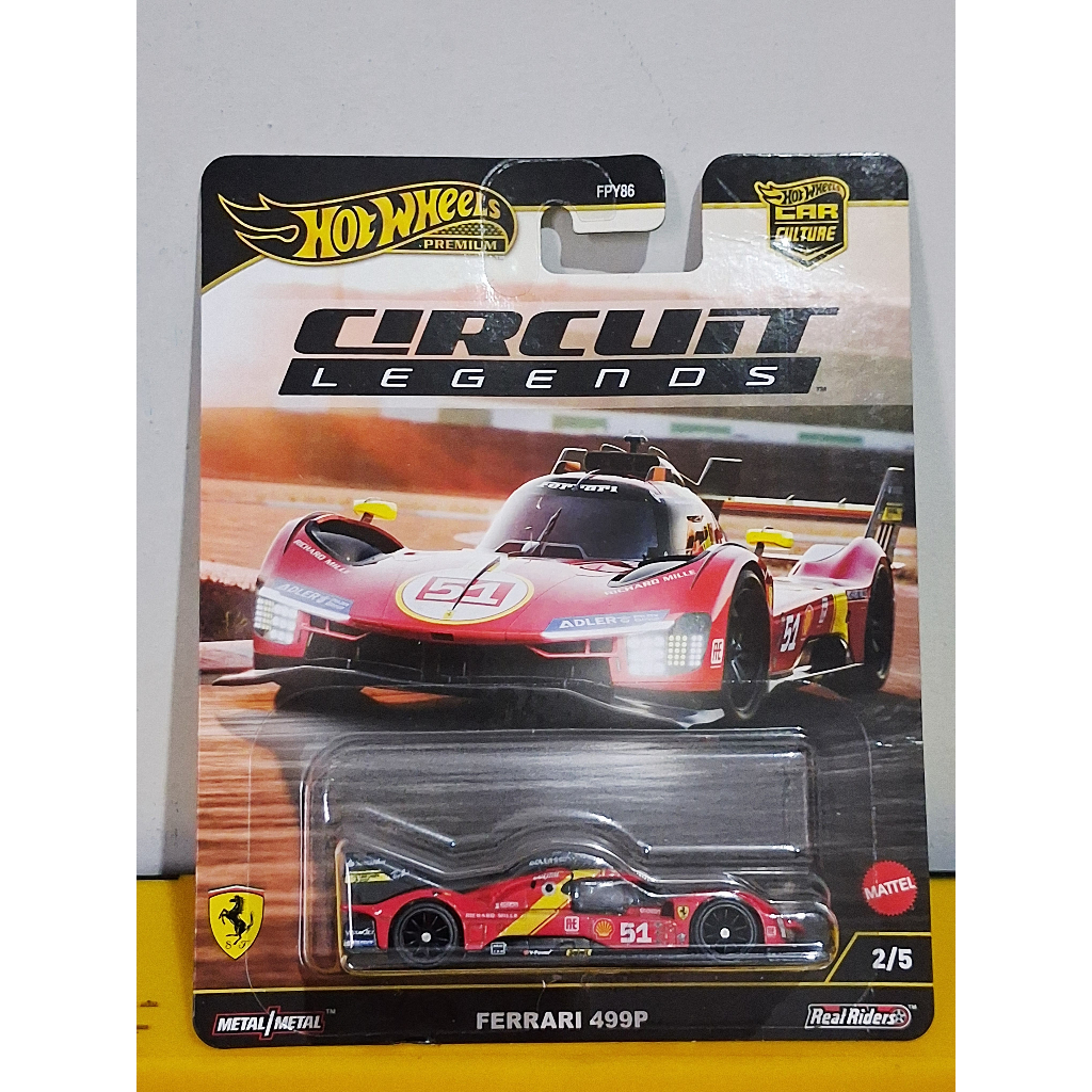 Hot Wheels Premium Circuit Legends Ferrari 499P