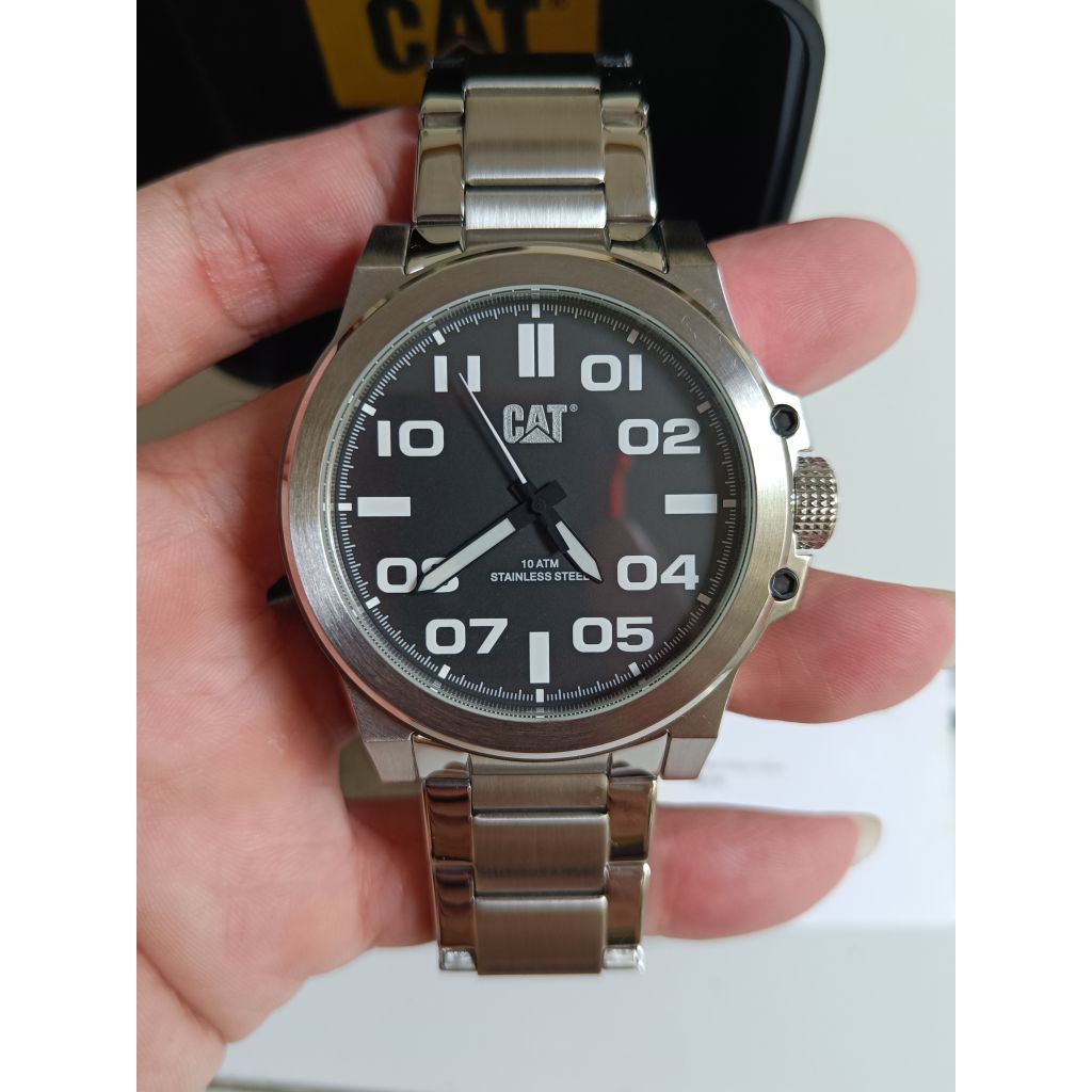 Jam pria Caterpillar CS141 original bekas fullset full link sangat bagus normal semua siap pakai