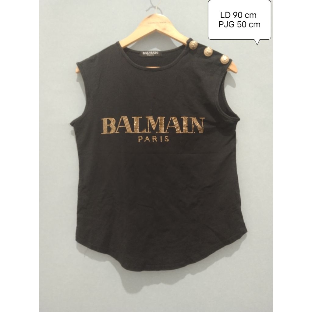 Atasan Hitam Wanita Balmain Preloved