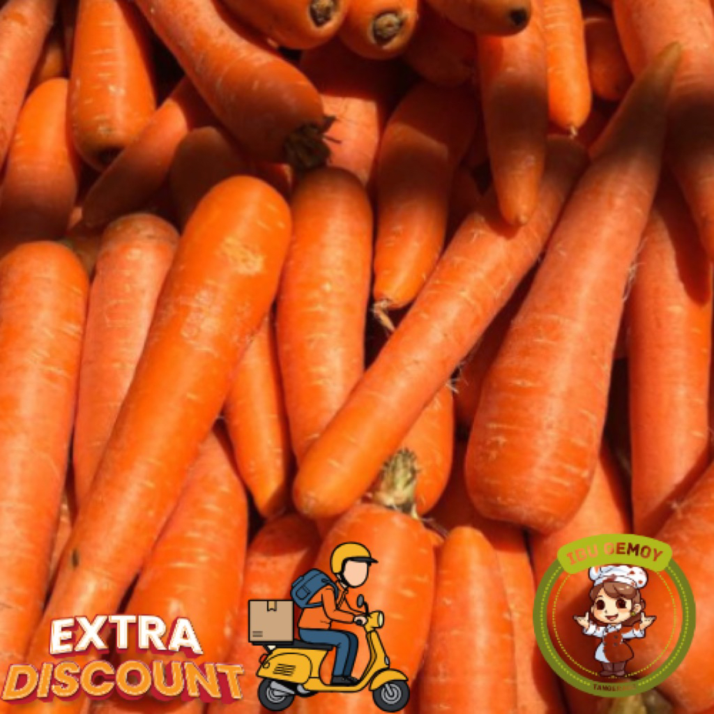 wortel Berastagi Wortel medan segar (KIRIM INSTAN & SAMDAY)