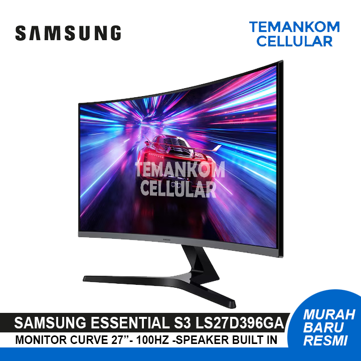 Monitor Samsung 27 100HZ CURVE Desktop Monitor Lengkung LS27D396GAEXXD MONITOR GAMING 27 inch IPS La