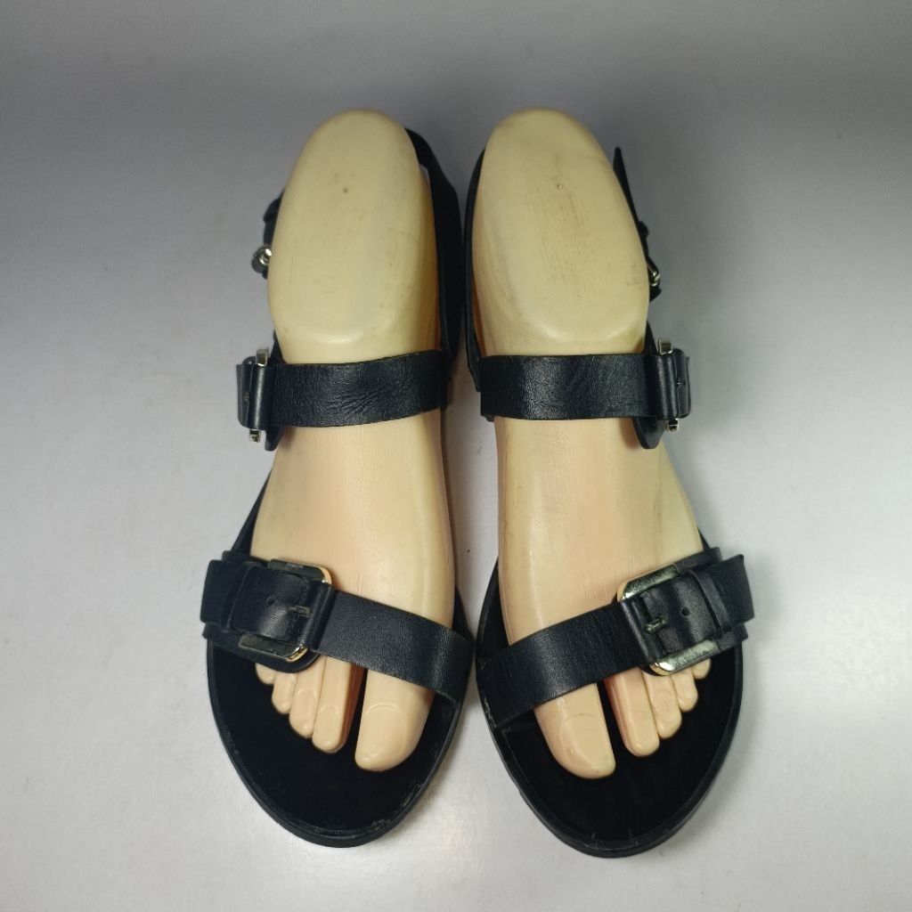 Massimo Dutti leather sandal 38 size woman shoes