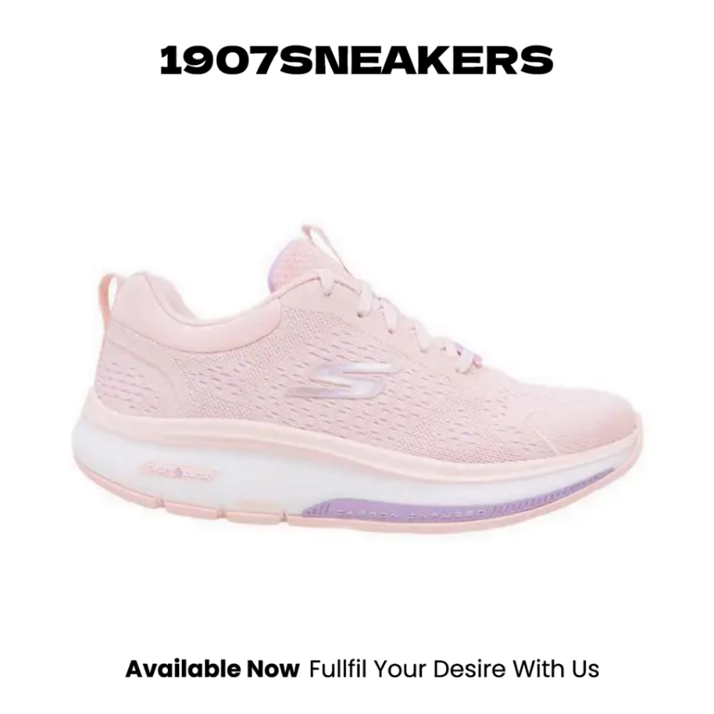 Sepatu Sneakers Wanita Skechers Go Walk Workout Walker - Peach SKE124933PCH