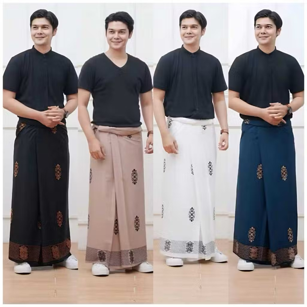 Sentosajaya_1 100Ribu Dapat 4Pcs Sarung Batik Motif Sarwon Sarung Santri Gus Iqdam