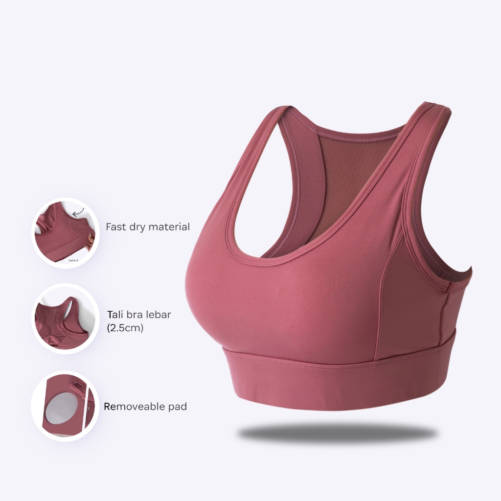 Fiori Filo Sport Bra – Sport Bra Olahraga Push Up yang Nyaman dan Stylish