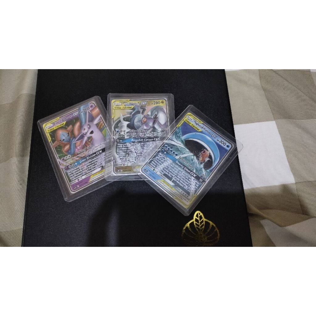 Kartu pokemon TCG Tag Team Indonesia (ADP, Magikarp&Wailord, Espeon & Deoxys)
