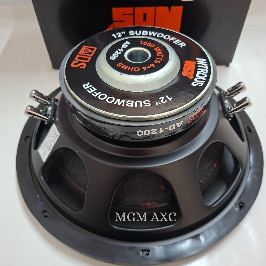 Subwoofer ADS 12 inch Subwofer ADS NITROUS NOS RACING Double Coil ADS NITROUS