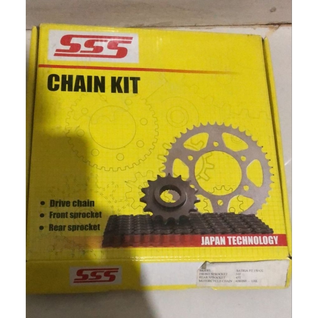 GIR GEAR SET SSS SATRIA FU F150 KARBU CBU CKD SCD