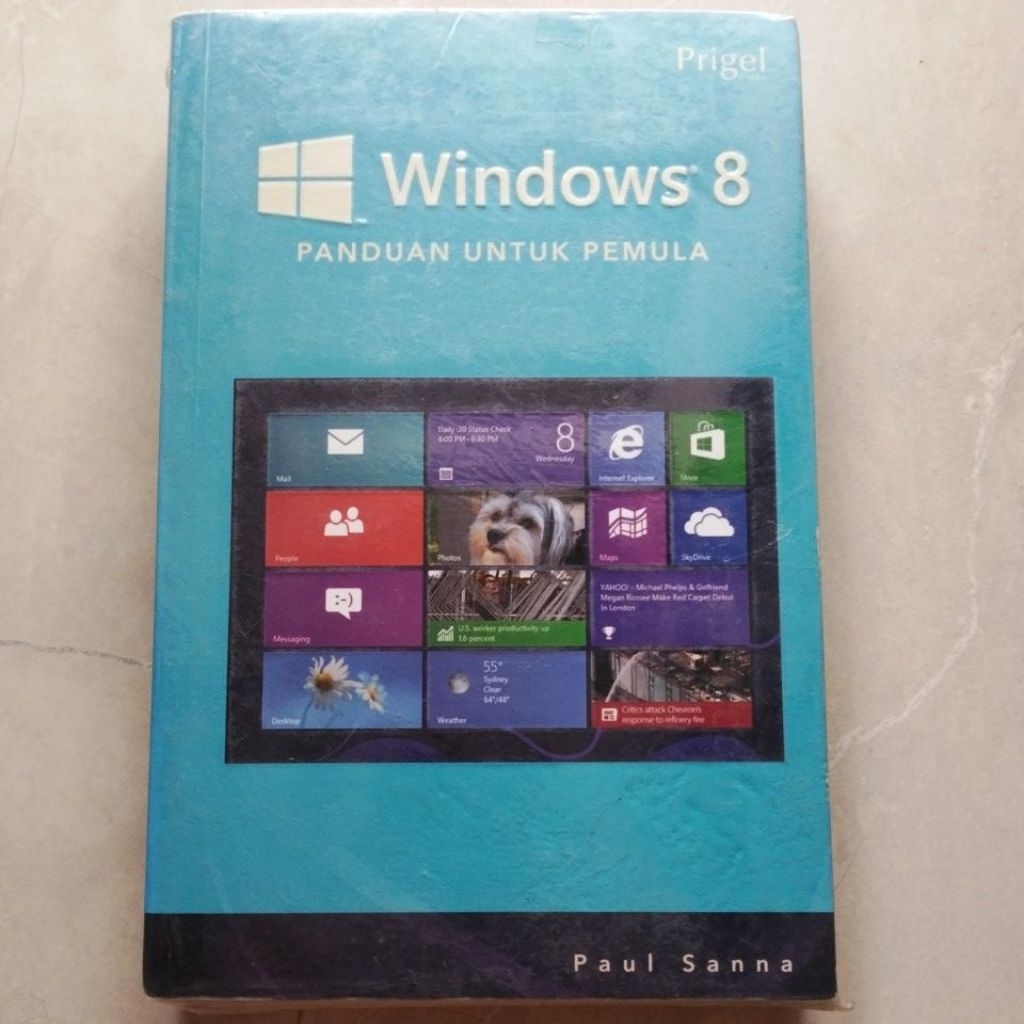 Windows 8 Panduan Untuk Pemula ( ORI BEKAS ) #Paul Sanna