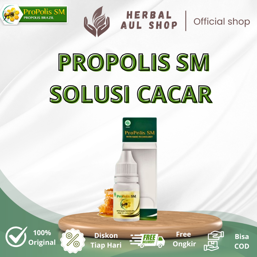 Obat Cacar Air Api, Penghilang Bekas Cacar, Cacar Monyet, Campak, Luka Cacar Dengan Propolis SM