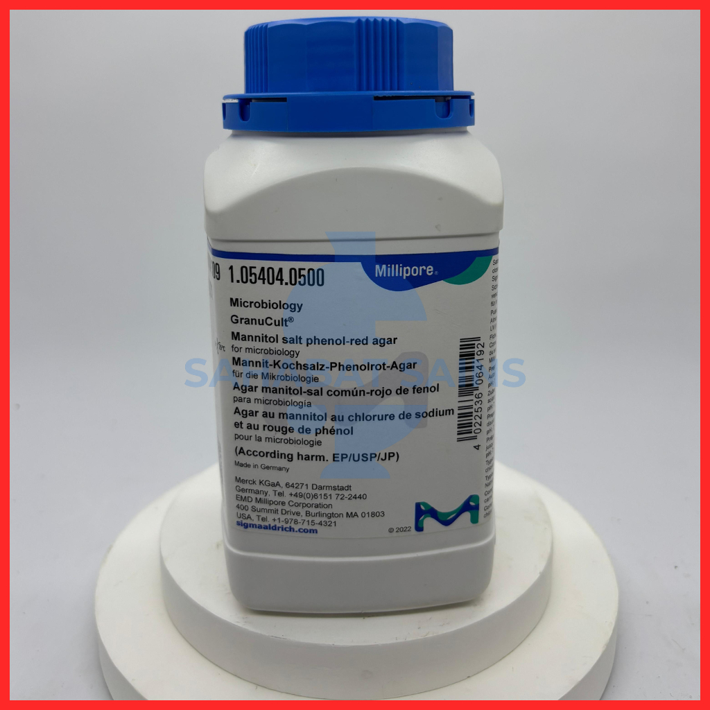 MSA 500GRAM / MANNITOL SALT PHENOL-RED AGAR / 105404
