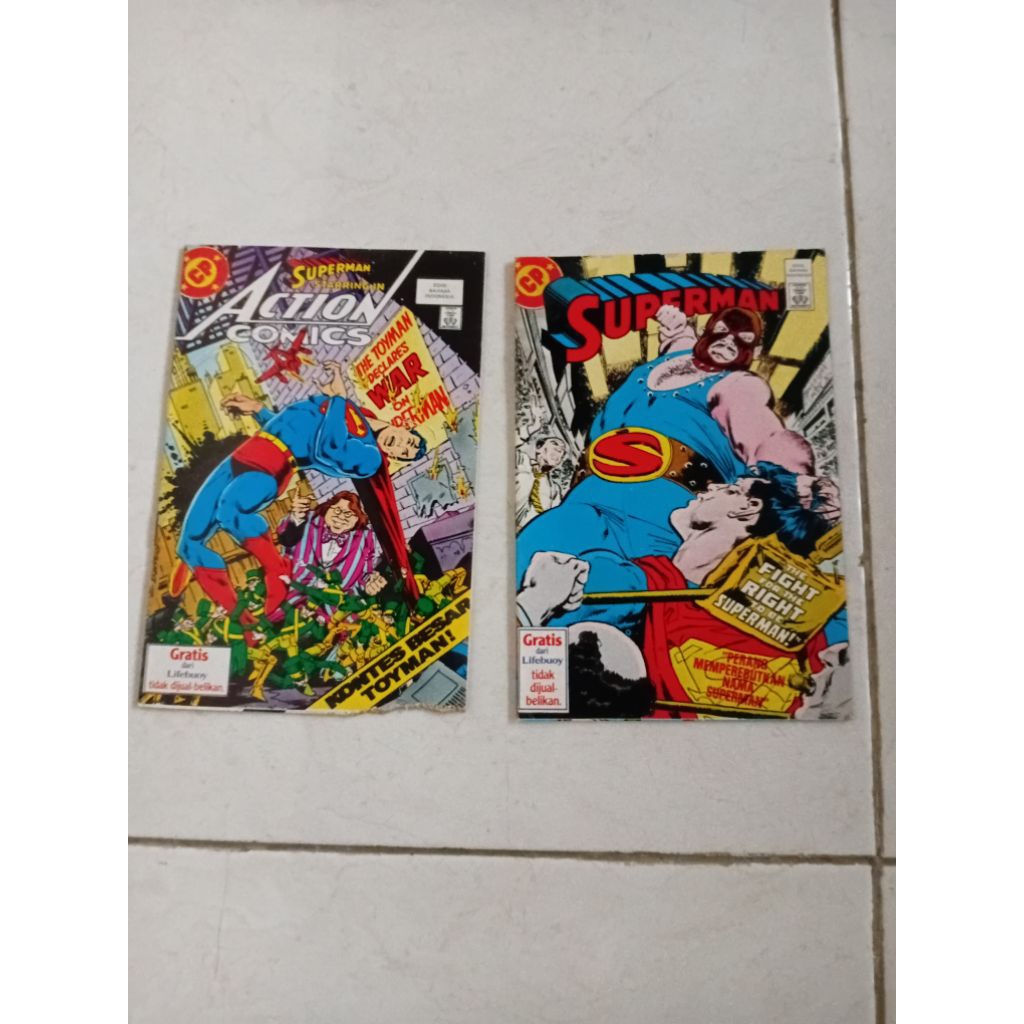 komik superman pesanan