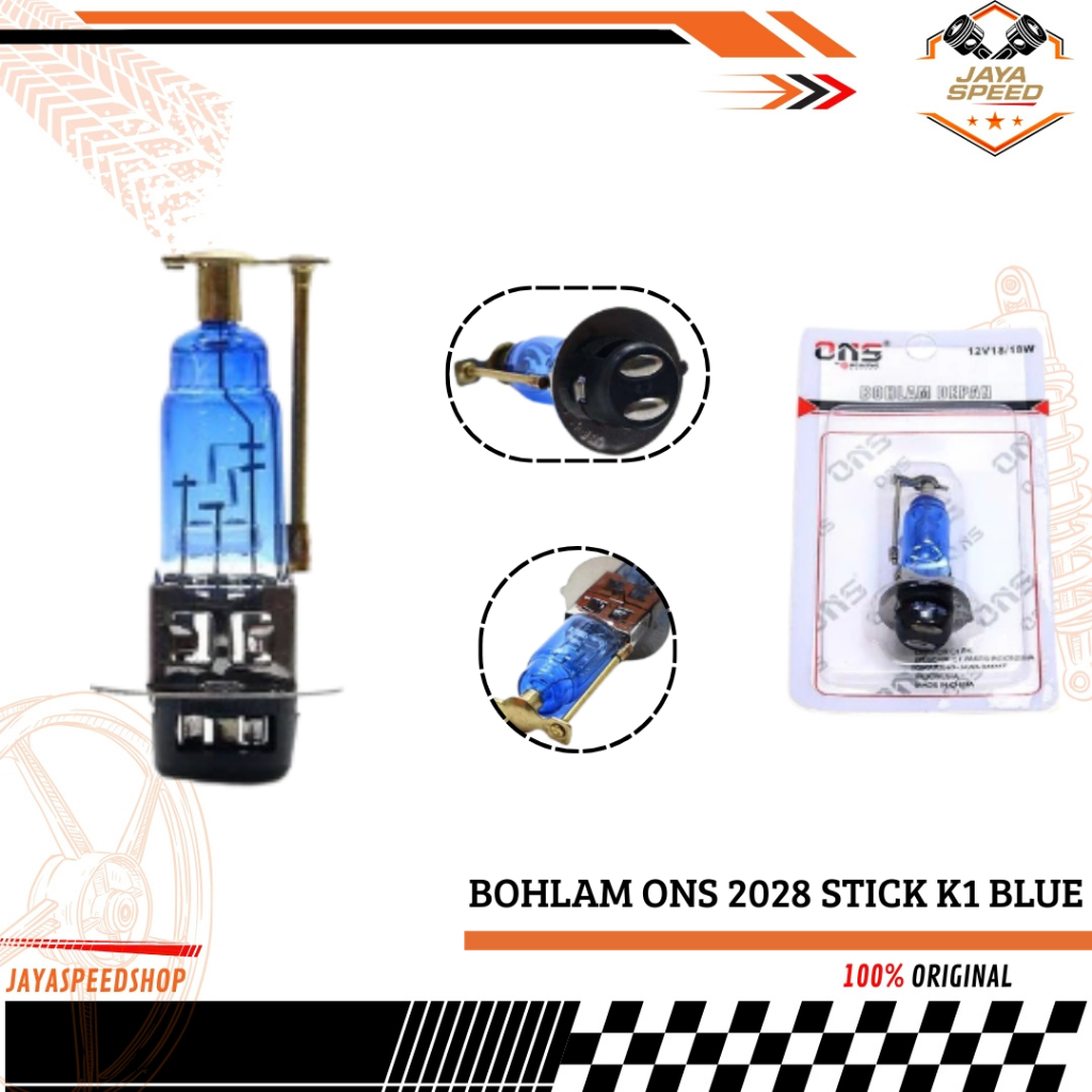 Scarlet Racing - Bohlam Lampu Depan Motor Stick Topi K1 Scarlet ONS - 2028