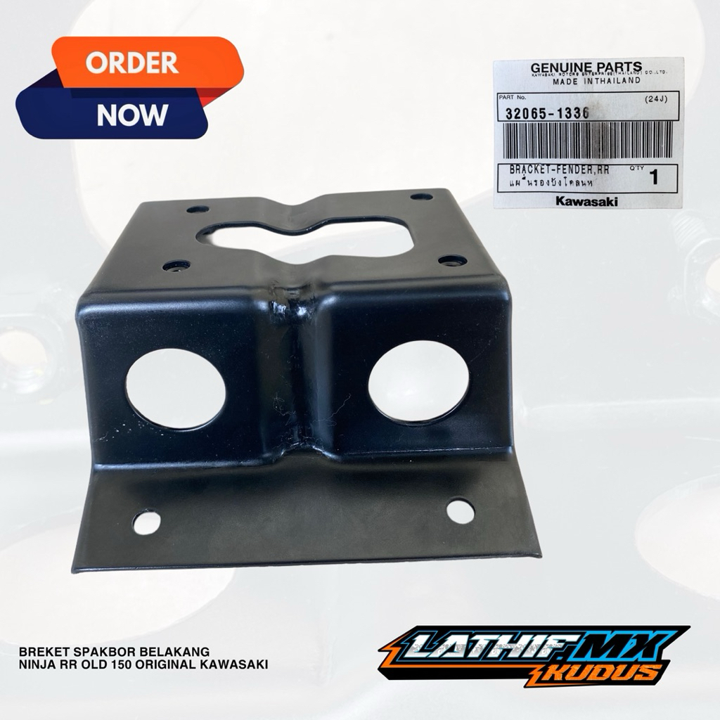TERMURAH BRACKET BREKET DUDUKAN PLAT BESI SPAKBOR BELAKANG NINJA RR OLD ORIGINAL 32065-1336