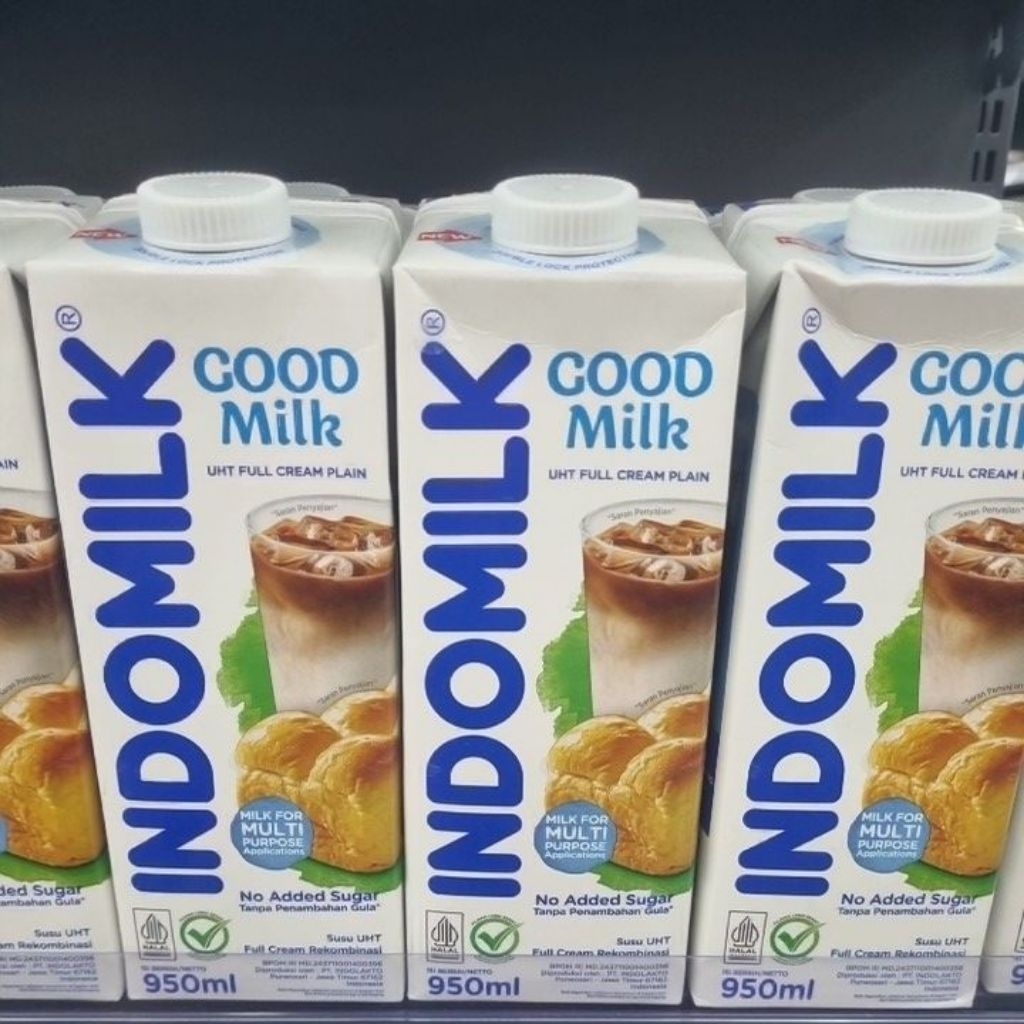 Susu UHT Indomilk Plain 950ml