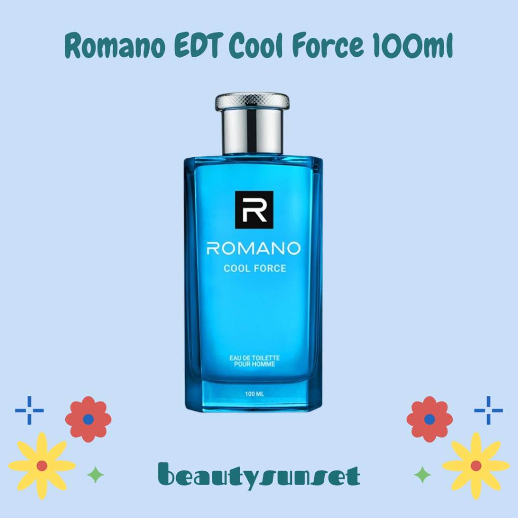 [NEW] Romano Eau De Toilette Cool Force 100ml | Parfum Pria Pewangi Laki-laki Pengharum Cowok