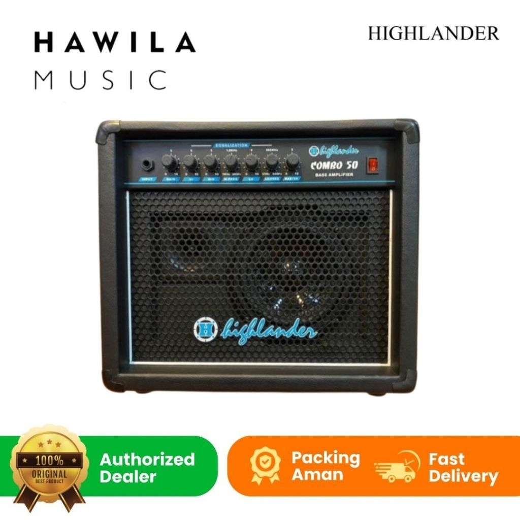 Ampli Amplifier Keyboard Drum Elektrik Highlander Kb50 , Envoy 50 , Combo 50 ORIGINAL