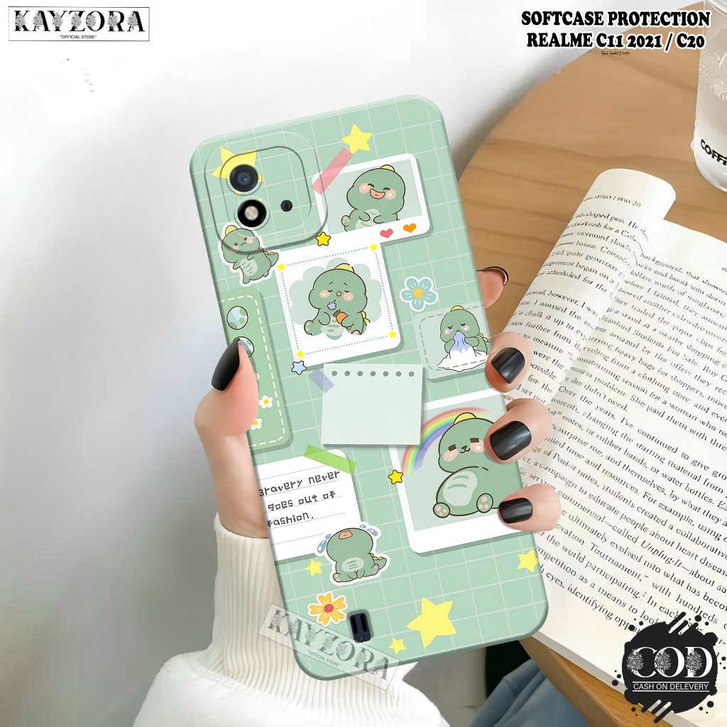 Case REALME C11 2021 / C20 Terbaru - Fashion Case Kartun - Casing REALME C11 2021 / C20 - Silikon Pr