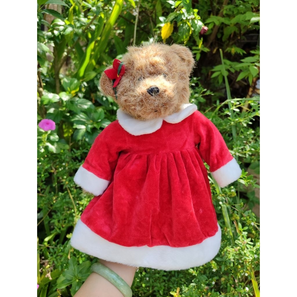 rare boneka vintage klasik teddy bear kostum angel original ganz