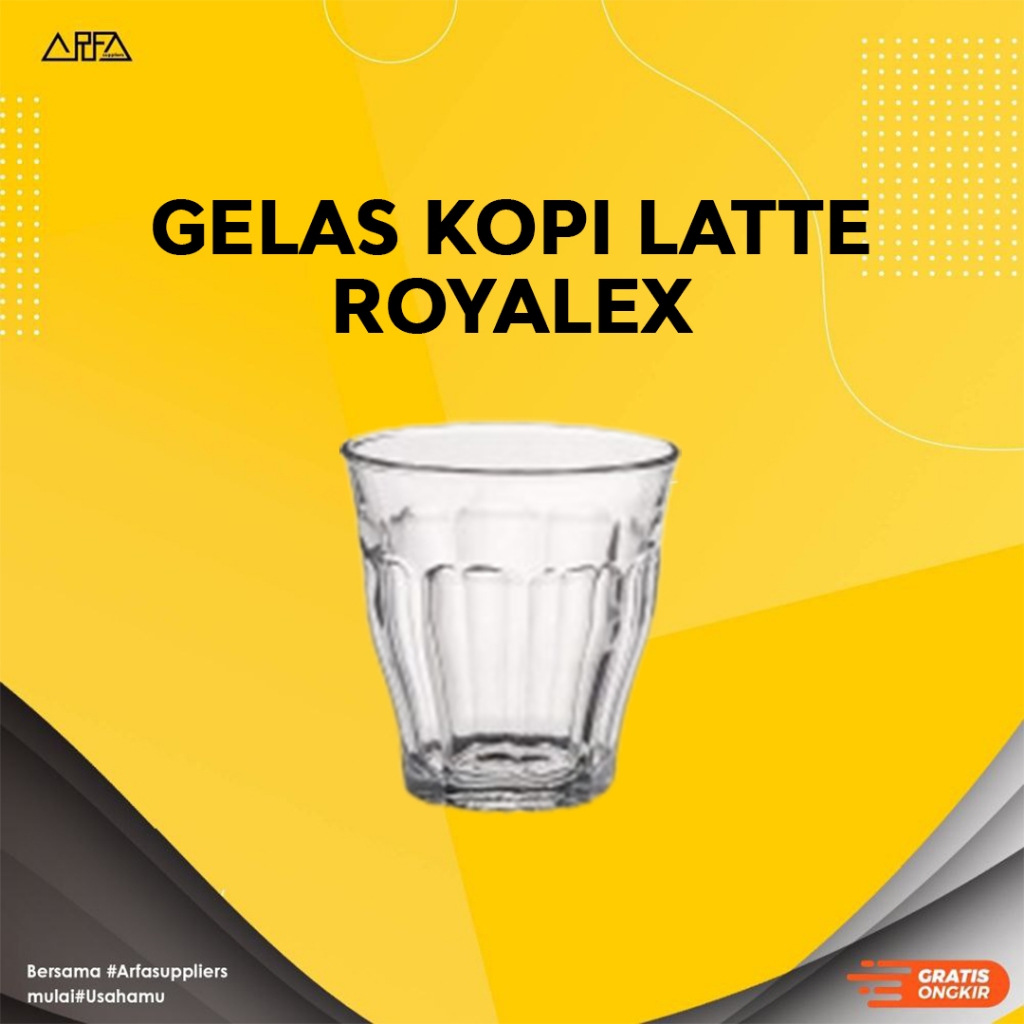 Gelas Kafe Kopi  Espresso Royalex/Maxim