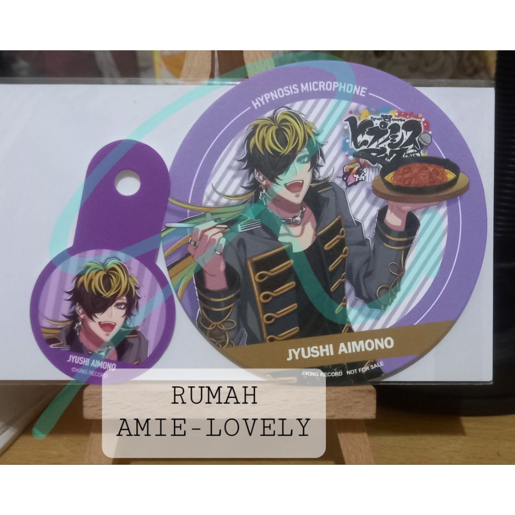 Merch Hypnosis Mic Hypmic Coaster Anniv 7th Cafe Aimono Jyushi [SET ONLY]
